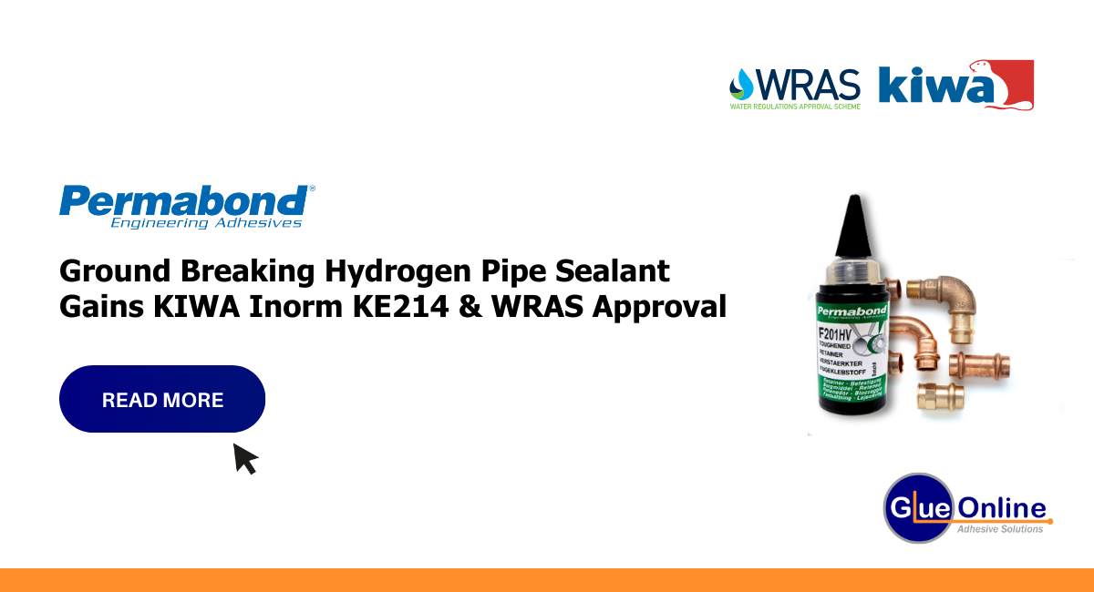 Ground Breaking Hydrogen Pipe Sealant Gains KIWA Inorm KE214 & WRAS Approval