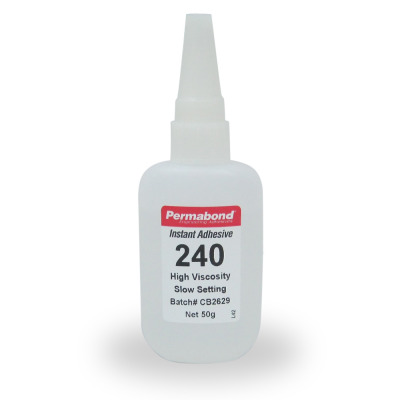 Permabond® 240 Slow Cure Superglue 50gm