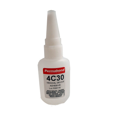 Permabond® 4C30 Clear Cyanoacrylate for Medical Device Bonding 30gm