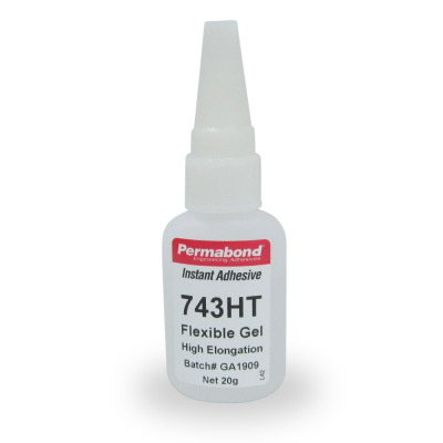Permabond® 743HT Flexible Superglue 20gm