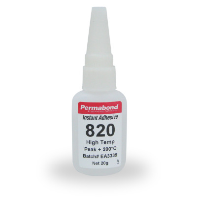 Permabond® 820 Clear High Temperature Superglue 20gm