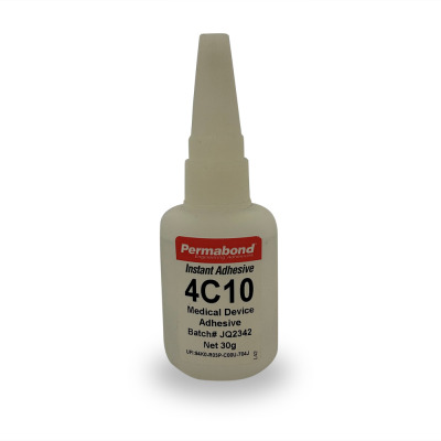 Permabond® 4C10 Clear Cyanoacrylate for Medical Device Bonding 30gm
